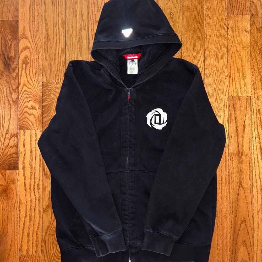 Derrick Rose 2013 Adidas Zip-Up Hoodie Size XL